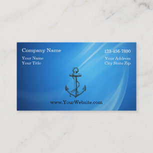 Cartes de visite nautiques simples