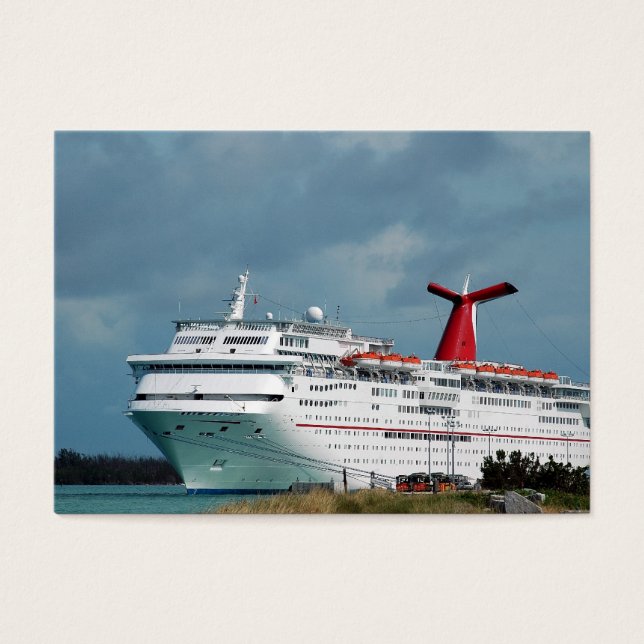 Cartes De Visite navire de croisière (Devant)