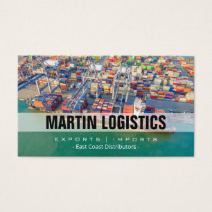 Cartes De Visite Navires   Logistique   Port conteneur