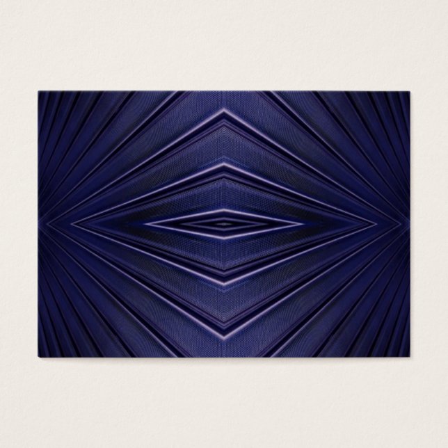 Cartes De Visite Navy Abstract (Devant)