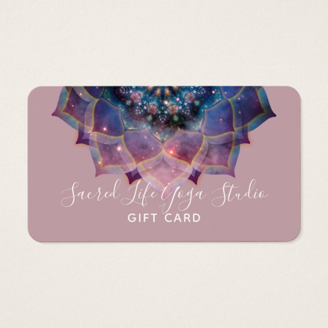 Cartes De Visite Nebula Bloom | Mandala (Devant)