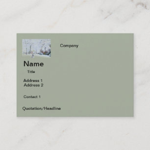 Cartes de visite NEIGE CONCEPTION