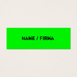 Cartes De Visite Neon