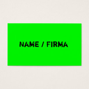 Cartes De Visite Neon