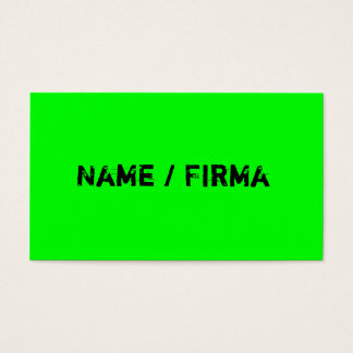 Cartes De Visite Neon