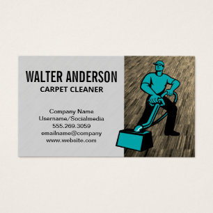 Cartes De Visite Nettoyage de tapis Planchers industriels et moqu
