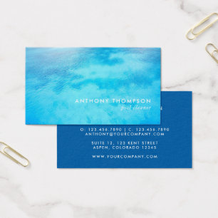 Cartes De Visite Nettoyeur de piscine