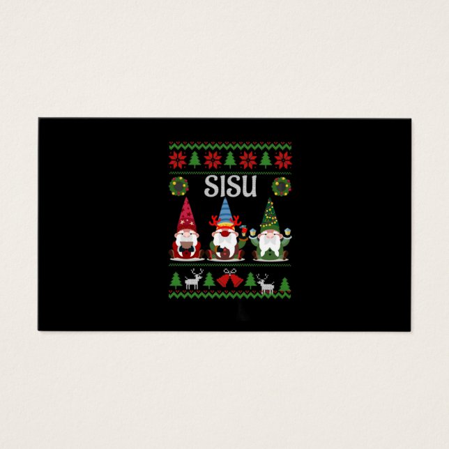 Cartes De Visite noël de sisu (Devant)