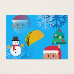 Cartes De Visite noël taco emoji