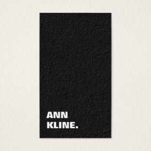 Cartes De Visite Noir