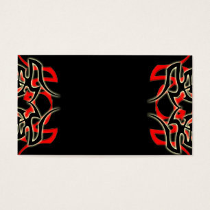 Cartes De Visite Noir de guilde d'assassins
