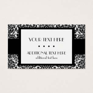 Cartes De Visite Noir et blanc