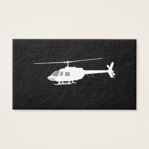 Cartes De Visite Noir volant de silhouette de couperet