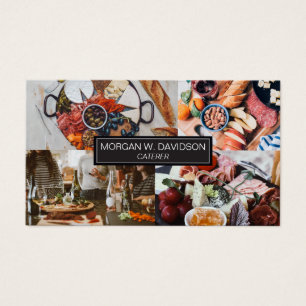 Cartes De Visite Nom personnalisé nourriture Photos Traiteur Entrep