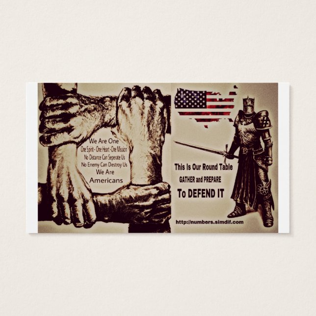 Cartes De Visite nombre (Dos)