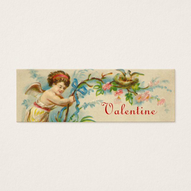 Cartes De Visite Notes d'amour de Little Valentine (Devant)