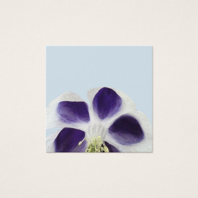 Cartes De Visite Notes standard d'art floral (Devant)