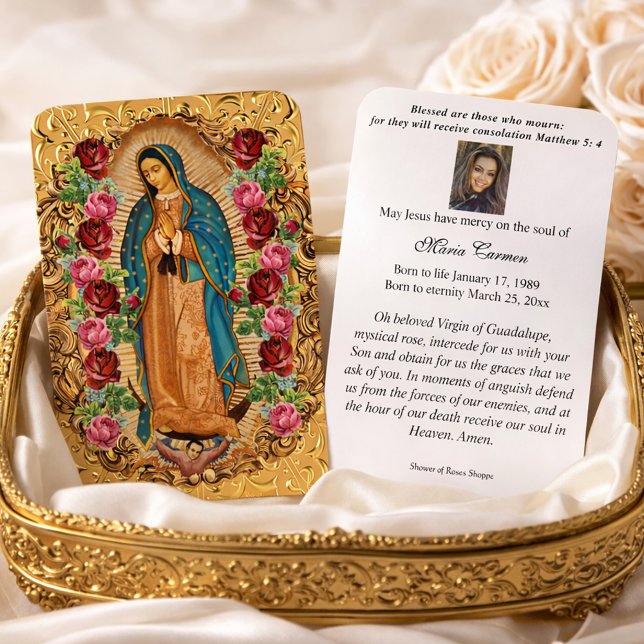CARTES DE VISITE NOTRE DAME DE GUADALUPE (Créateur téléchargé)