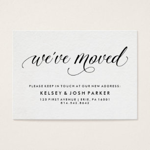 Cartes De Visite Nouvelle typographie élégante moderne de