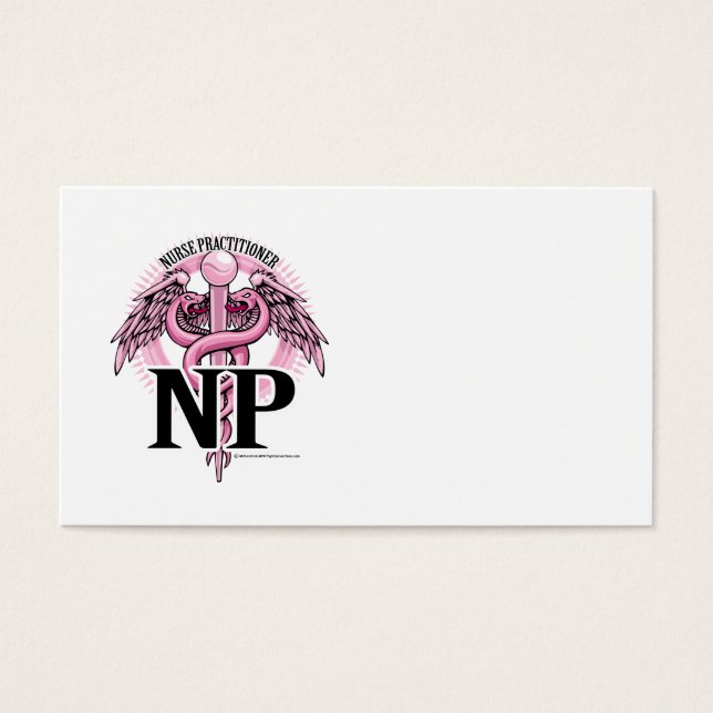 Cartes De Visite NP PINK Caduceus (Devant)