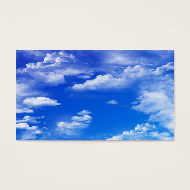 Cartes De Visite Nuages (Devant)