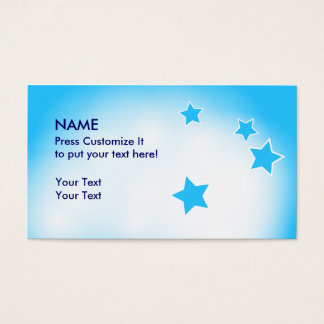 Cartes De Visite Nuages et étoiles