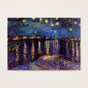 Cartes De Visite Nuit étoilée sur le Rhône de Van Gogh