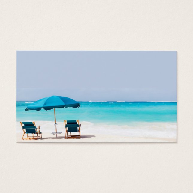 Cartes De Visite Ocean beach (Devant)