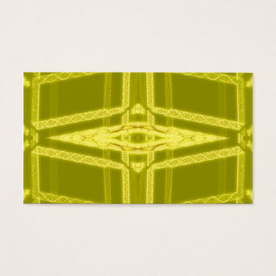 Cartes De Visite Oeil de Glowy - d'abrégé sur étrange jaune