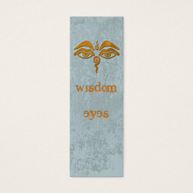 Cartes De Visite oeil de sagesse or (Devant)