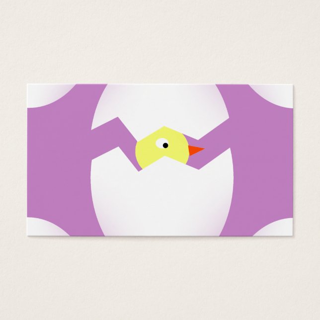 Cartes De Visite oeuf de poule pâpâpâle (Devant)