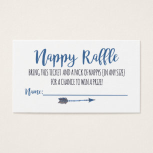 Cartes De Visite Oh, petit tribal Nappy Raffle Billets