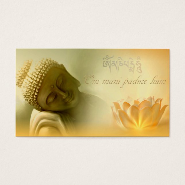 Cartes De Visite Om mani padme hum - Mantra Card (Devant)