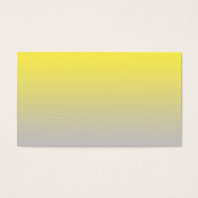 Cartes De Visite Ombre jaune et gris (Devant)