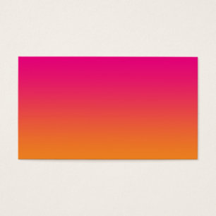 Cartes De Visite Ombre rose et orange