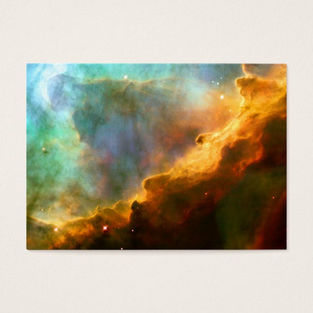 Cartes De Visite Omega / Swan Nebula Espace Hubble (Devant)