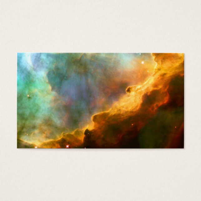 Cartes De Visite Omega / Swan Nebula Espace Hubble (Devant)