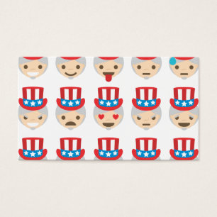 Cartes De Visite oncle sam emoji