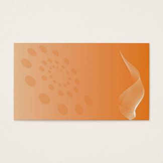 Cartes De Visite onde orange