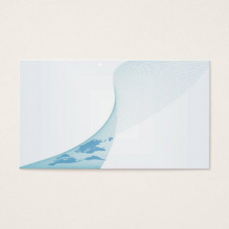 Cartes De Visite ondes bleues