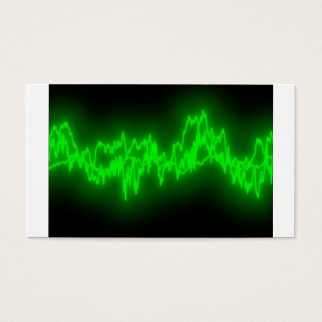 Cartes De Visite ondes sonores (Devant)