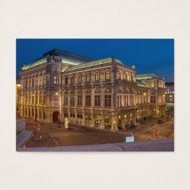 Cartes De Visite Opéra national de Vienne, Autriche (Devant)