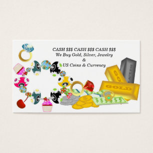 Cartes De Visite Or et argent de achat