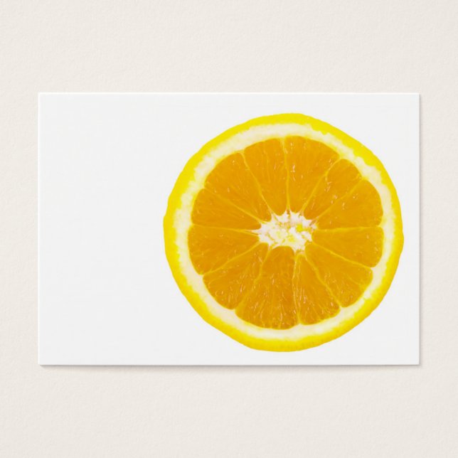 Cartes De Visite orange (Devant)