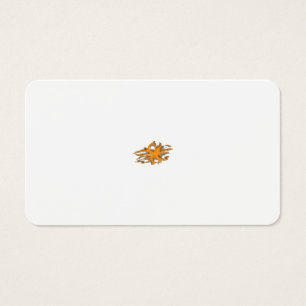 Cartes De Visite Orange jaunâtre, Jaune orangé