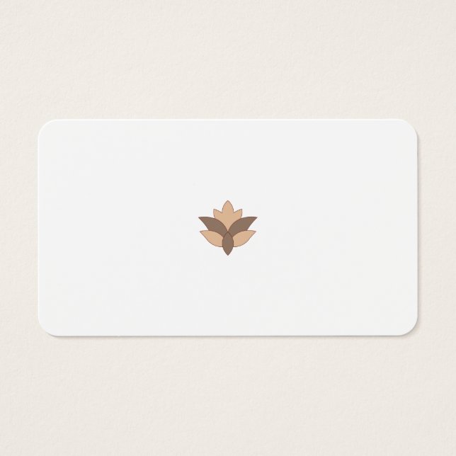 Cartes De Visite Orange rougeâtre (Devant)