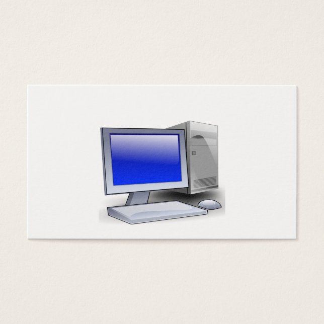 Cartes De Visite Ordinateur de bureau (Devant)