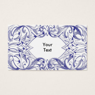 Cartes De Visite Ornement complexe