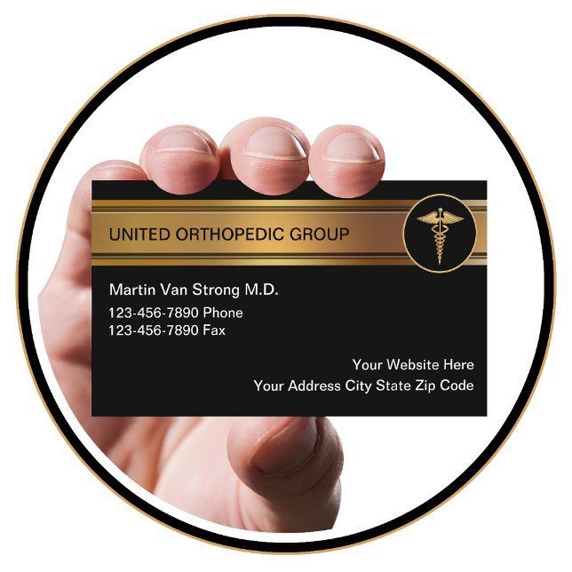 Cartes de visite orthopédiques (Créateur téléchargé)