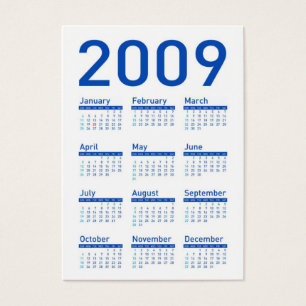 Cartes De Visite Oui nous pouvons célébrer - le calendrier de poc